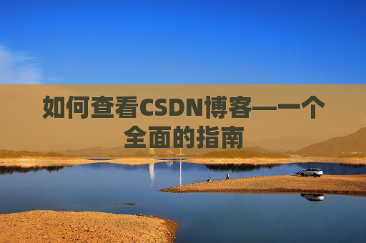 如何查看CSDN博客—一个全面的指南
